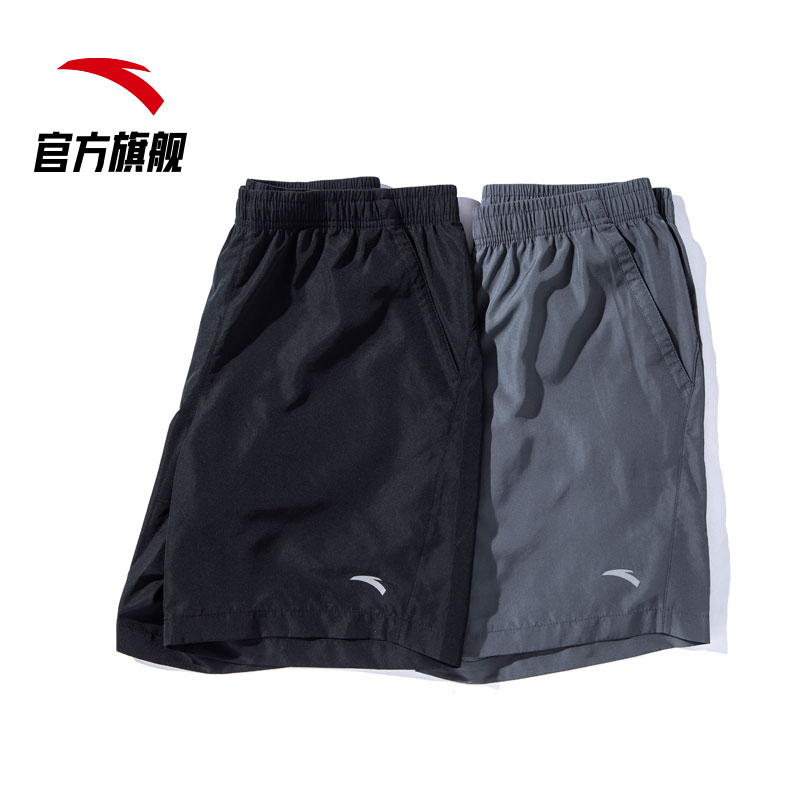 安踏官方网店安踏运动短裤男士健身跑步训练速干五分裤休闲舒适官网旗舰3