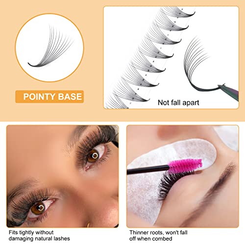 Premade Fans Eyelash Extensions 10D 7D 8D XL Box 320 Fans Po - 图1