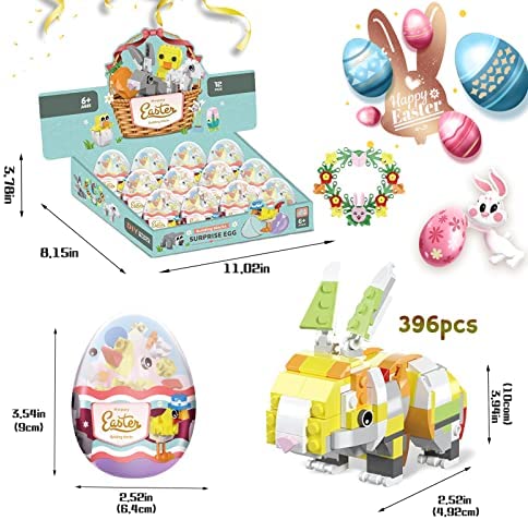 BroTex Filled Easter Eggs-Bunny-Basket Stuffers - 12 in 1 Ea - 图0