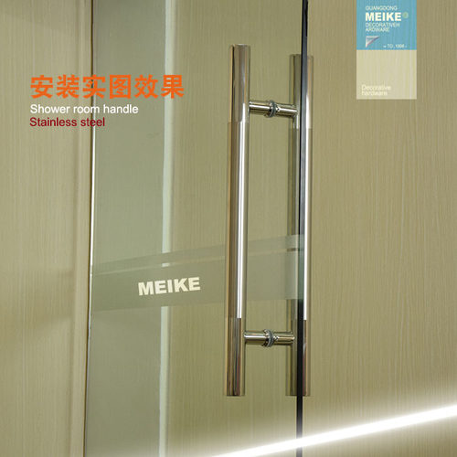 玻璃门拉手不锈钢圆形推拉门把手加厚扶手铁门木门有框门304现货 - 图2