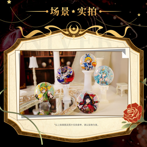【九周年限定】七创社凹凸世界官方周边童话系列等比角色75mm徽章 - 图2