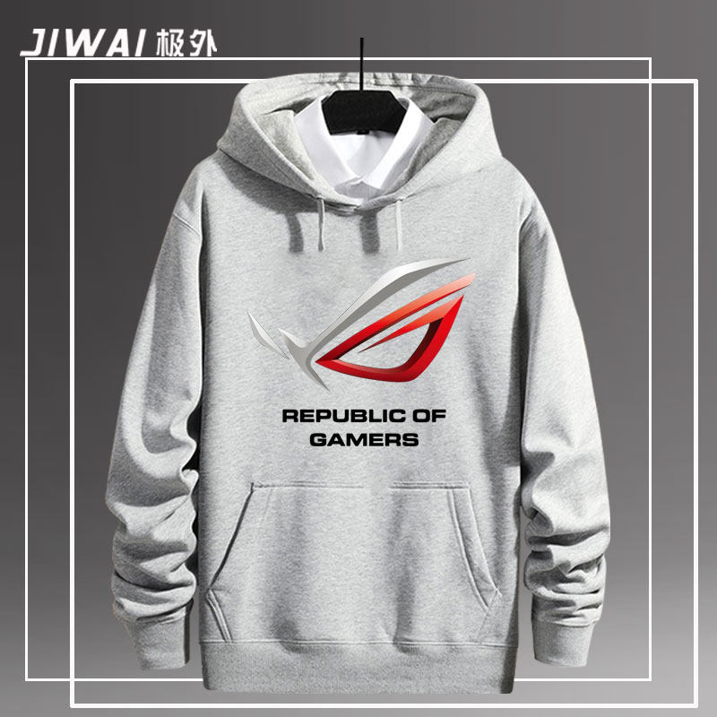 rog玩家国度败家之眼周边连帽卫衣 极外卫衣