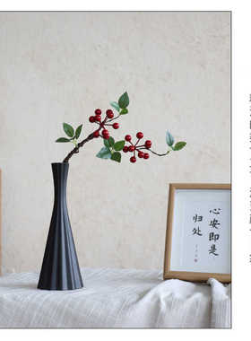 花瓶装饰水培摆件小花插陶瓷复古