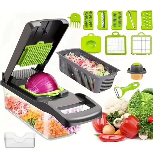 22-in-1 Pro Food Chopper Vegetable Spiralizer Fruit Slicer - 图3
