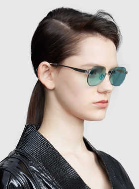 JINNNN椭圆形简约小框透明眼镜