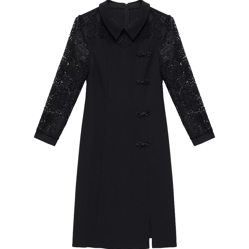 早秋长袖2021新款高端气质连衣裙 阿妮婷连衣裙