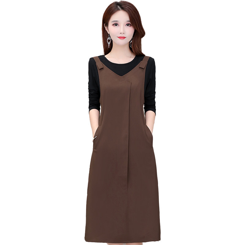 气质长袖春秋2020新款休闲连衣裙 阿妮婷连衣裙