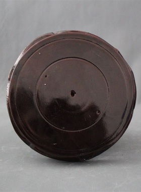 压缩木质圆形底座花瓶