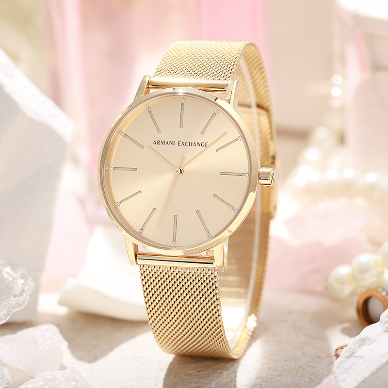 Armani Exchange阿玛尼满天星手表女扣环AX5536