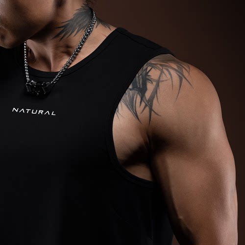 Monster Guardians N系列男子210g重磅棉运动健身凉感训练背心夏 - 图3