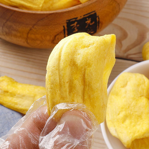 菠萝蜜干果新鲜水果干零食 越南特产500g袋装脱水即食蔬果脆解馋0 - 图1