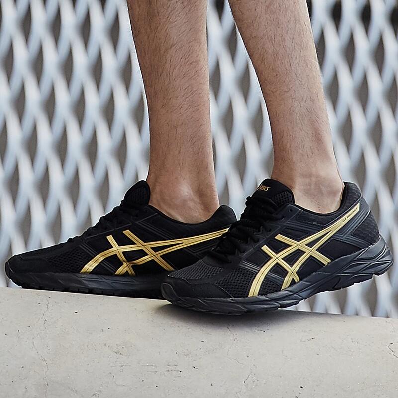 asics gel-contend 4减震透气男鞋 runnercamp跑步鞋