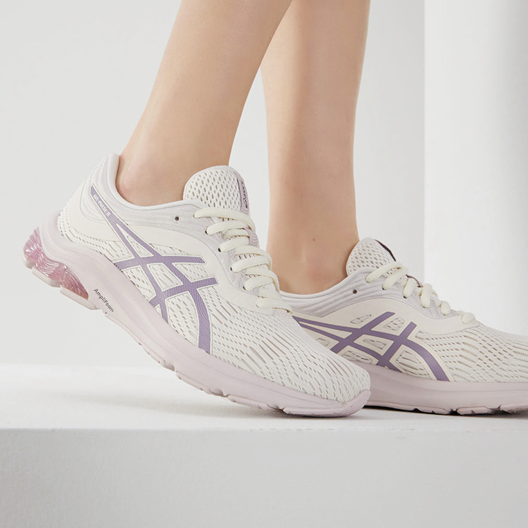 ASICS亚瑟士女鞋GEL-PULSE 11香芋紫缓震跑鞋运动鞋1012B138-100 - 图0