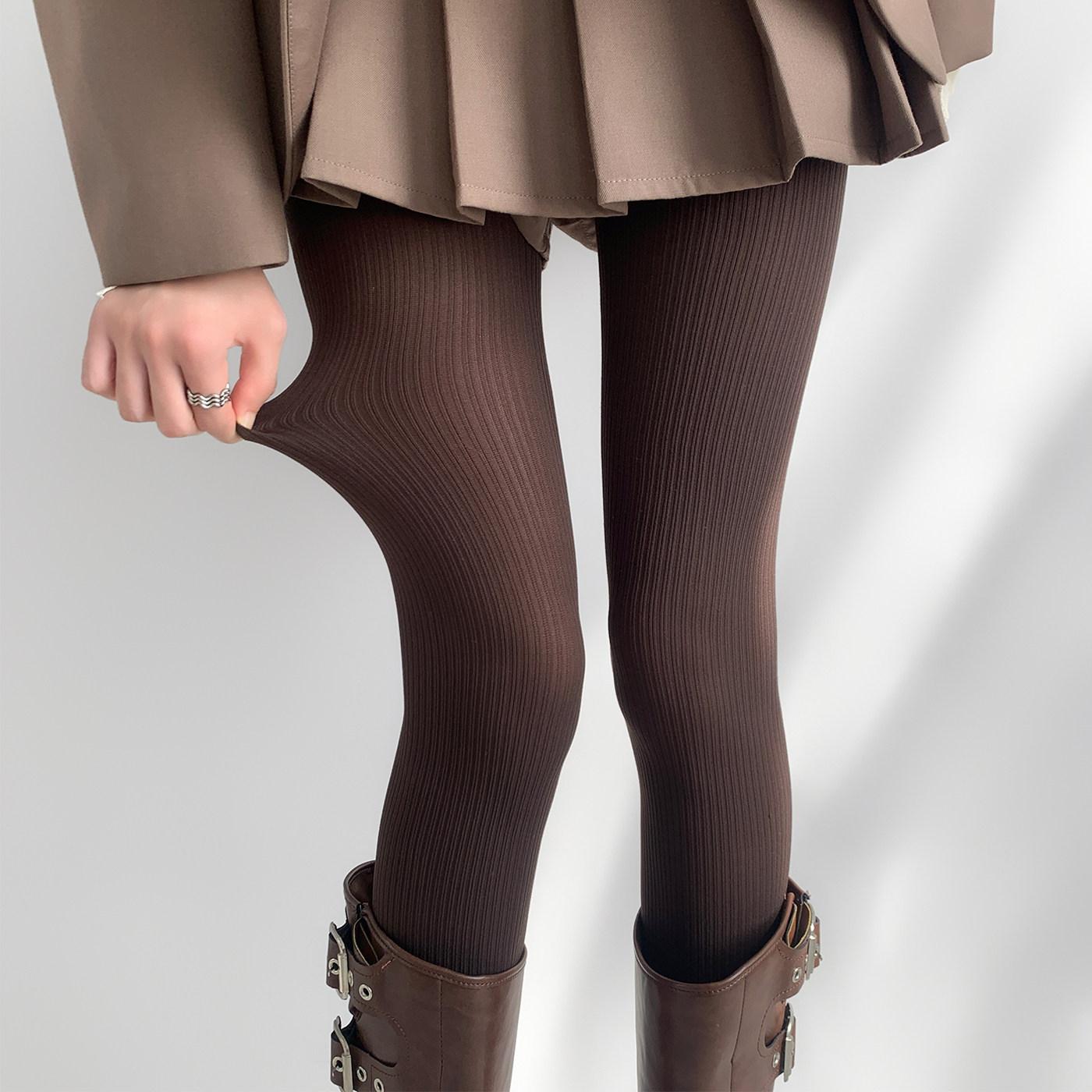 夜间教习室连裤袜女夏季薄款条纹显瘦外穿灰色丝袜洛丽塔打底袜子,淘宝优惠券,粉丝福利购,淘宝优惠卷