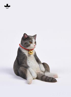 正品JXK彷橘猫咪模型迷你具办 微缩玩动手物周边玩真偶桌面小摆件