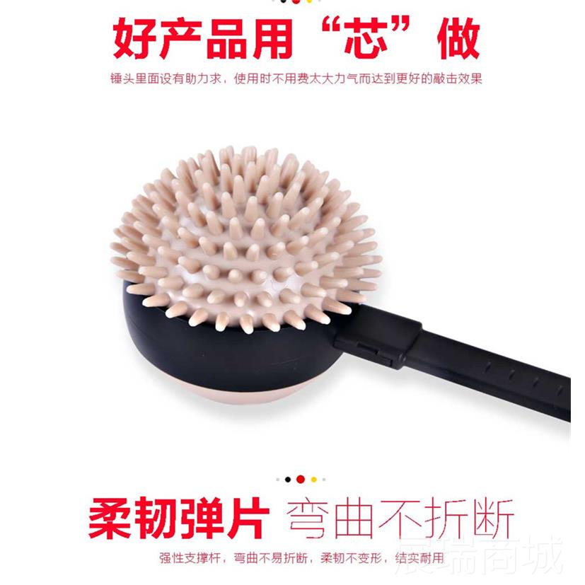高档福摩奥堂硅胶按小锤子经络养生器拍敲打保健身捶乐背棒老头不 - 图2