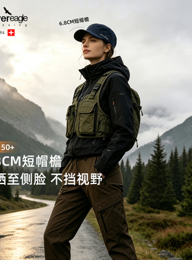 探索鹰帽子男春秋款棉质可调节