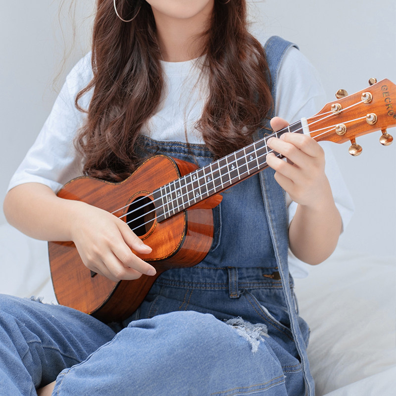 gecko单板尤克里里23寸儿童小吉他 GECKO乐器尤克里里/小吉他