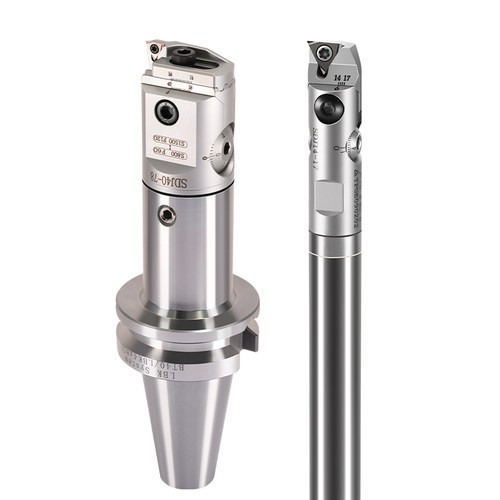 小径SDJ精镗刀微调头BT40加工中心镗刀反镗整体钨钢抗震镗孔刀杆8 - 图3