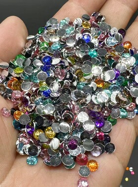 银底树脂钻石画手机壳美甲贴DIY