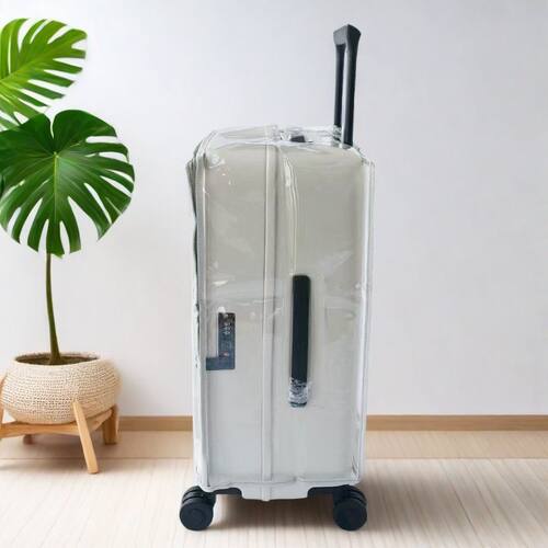 适用小米家侧翻盖行李箱保护套免拆透明拉杆旅行箱防尘罩24/26寸 - 图1