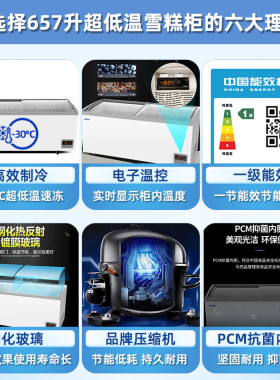 【官方自营】海尔商超冷冻展示柜