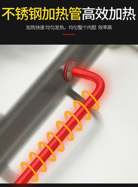 KIQUNE快餐保温台商用食堂打菜热菜台不锈钢电加热汤池自助售饭台
