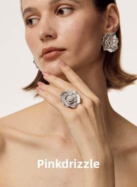 一花倾城开口戒指优雅开口