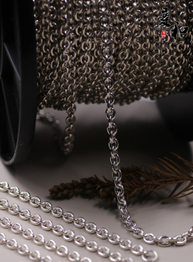 简约加厚十字链s925纯银经典男