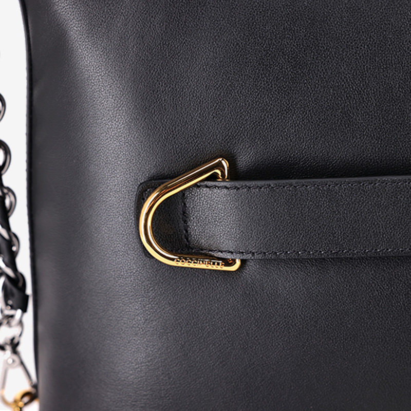 COCCINELLE可奇奈尔GRETEL26新款牛皮革链条单肩斜挎女背提包中号,淘宝优惠券,粉丝福利购,淘宝优惠卷