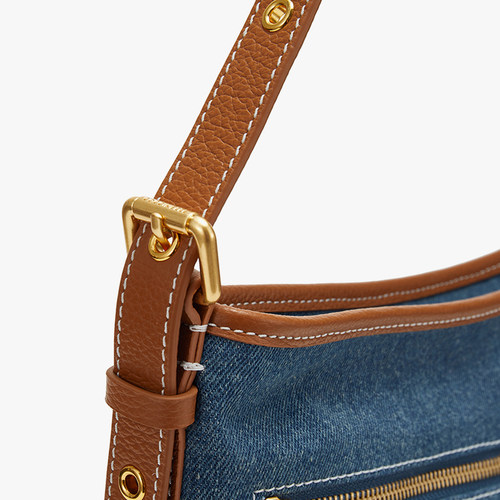 COCCINELLEBrooklyn Voyage Jeans牛仔丹宁机车包礼物送女友 - 图2