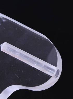 亚克力底座金箔玫瑰花插花器透明