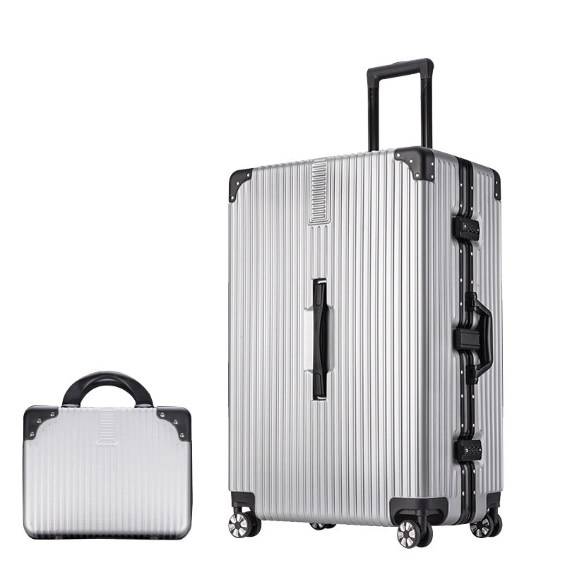 女2022新款大容量32寸潮铝框行李箱 新益美箱包旅行箱