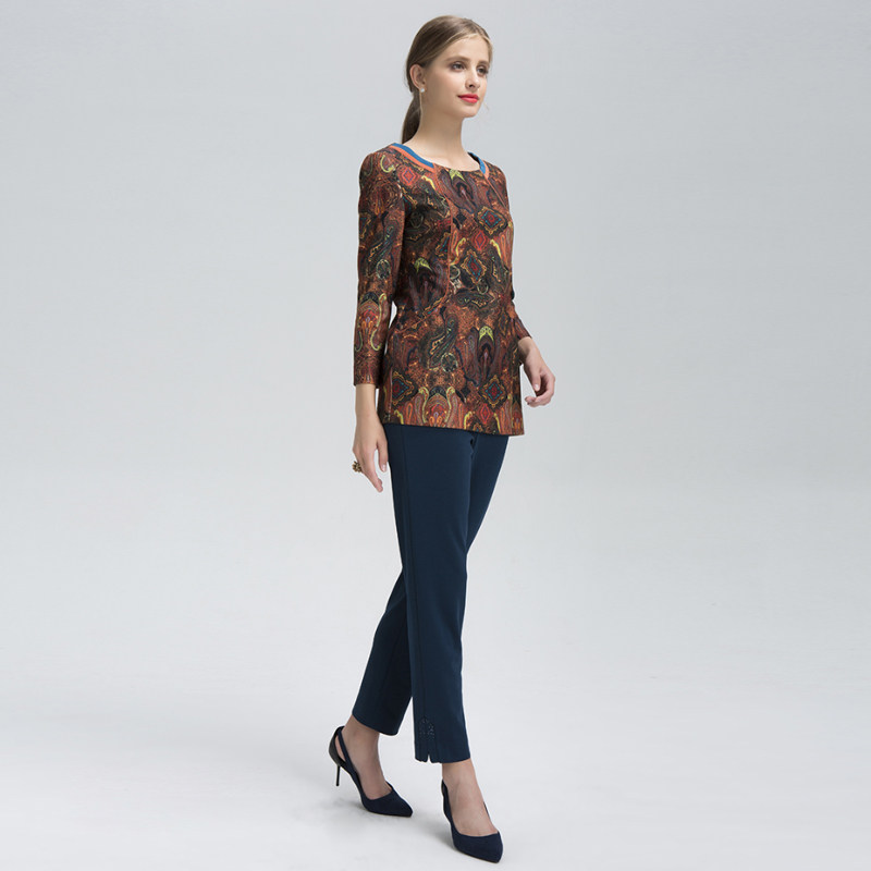 miaocai专柜同款时尚中老年上衣 妙采中老年女装
