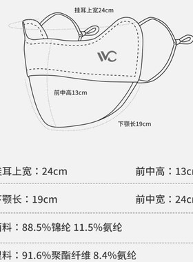 VVC防晒口罩遮全脸冰丝透气
