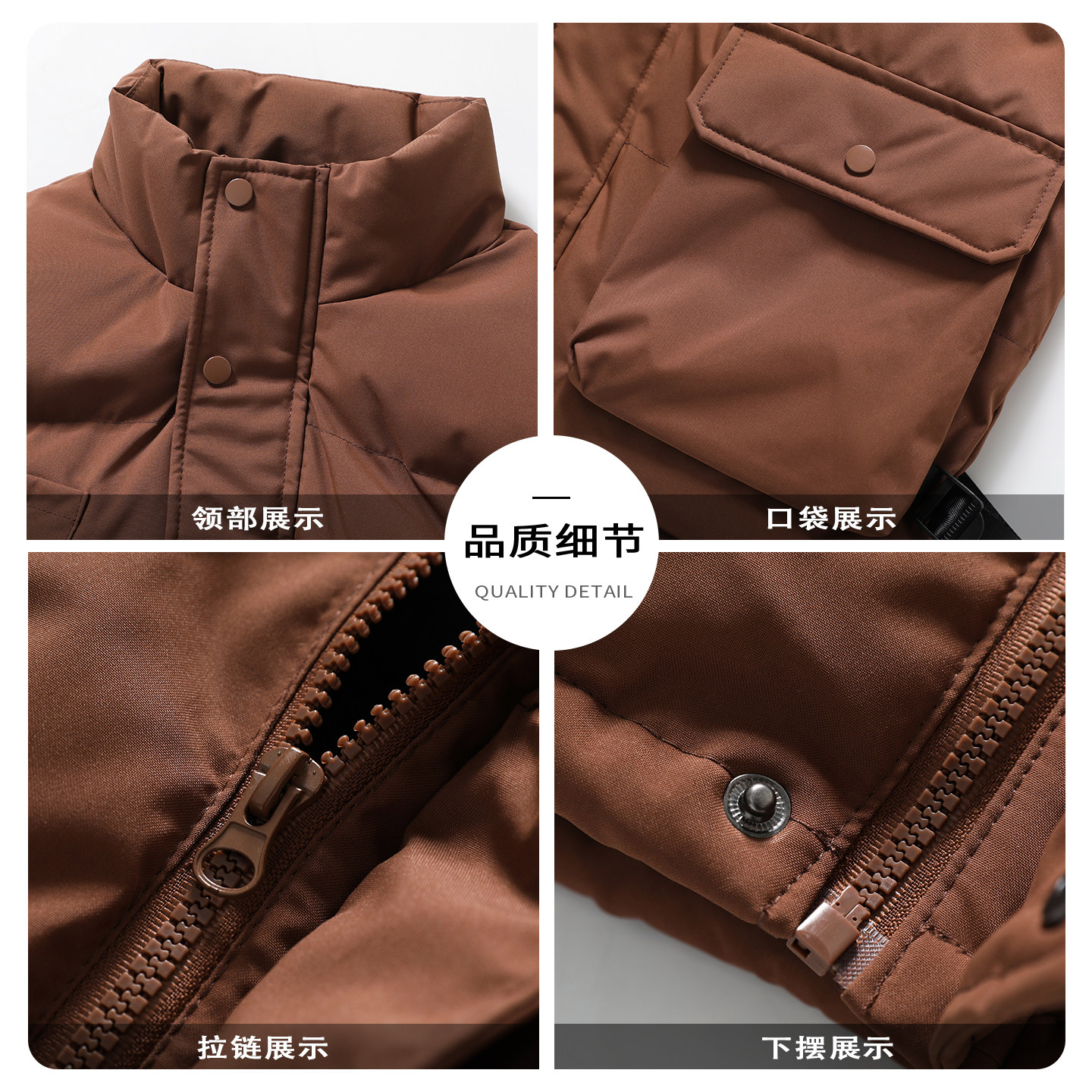 it :5cm/FIVECM白色加棉加厚工装棉衣马甲男女冬季面包服内搭坎肩,淘宝优惠券,粉丝福利购,淘宝优惠卷