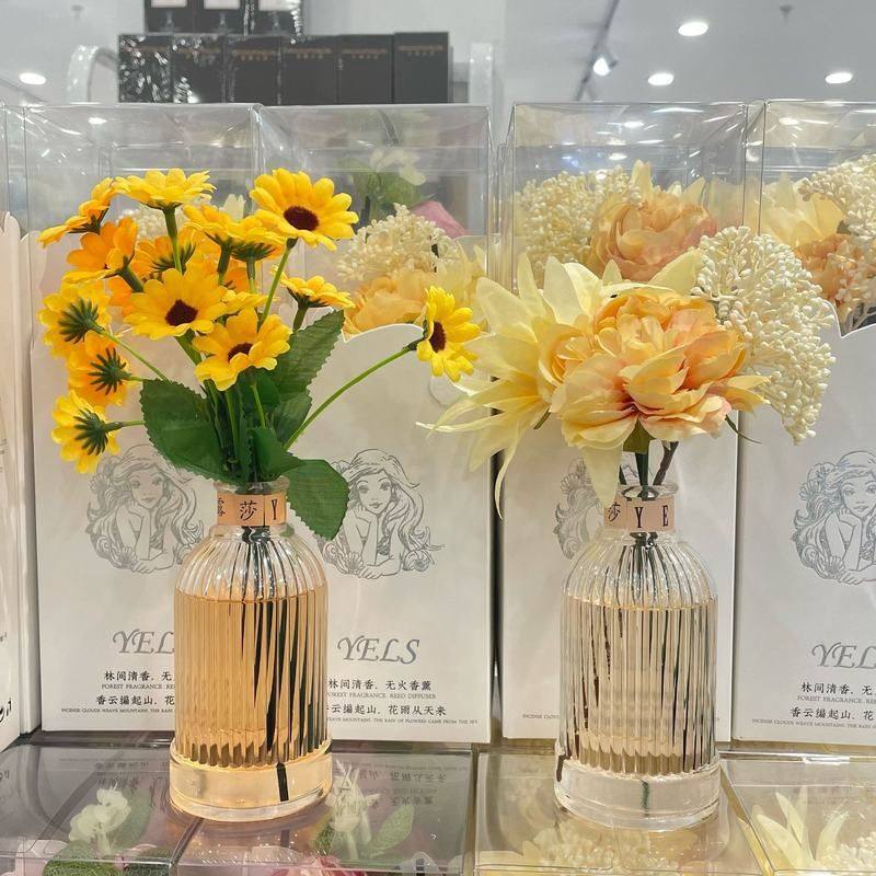 正品插花家居干花无火香薰精油家用藤条香氛卧室内空气清新除味,淘宝优惠券,粉丝福利购,淘宝优惠卷