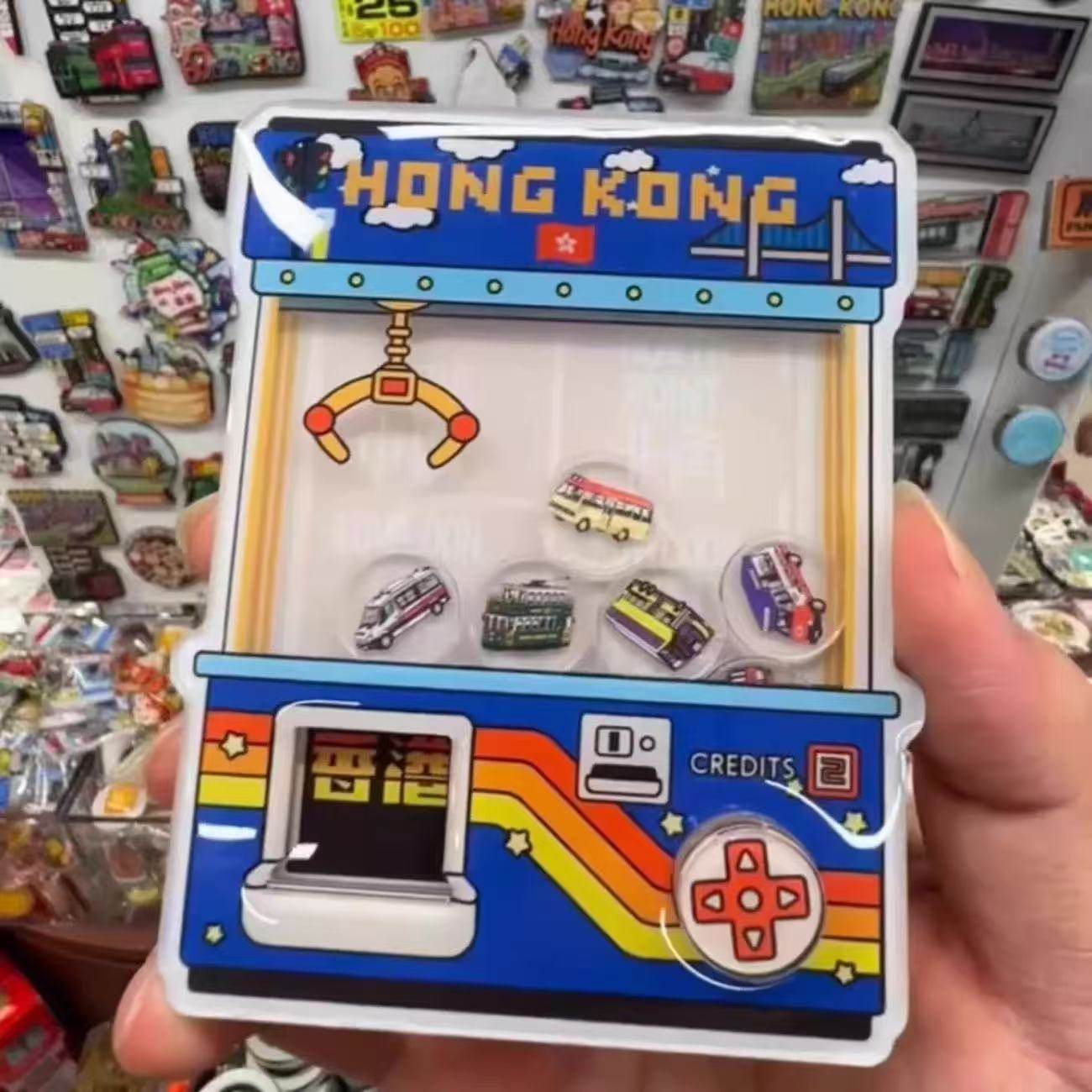 香港冰室茶餐厅特色扭蛋机亚克力磁吸冰箱贴趣味送朋友休闲玩具,淘宝优惠券,粉丝福利购,淘宝优惠卷