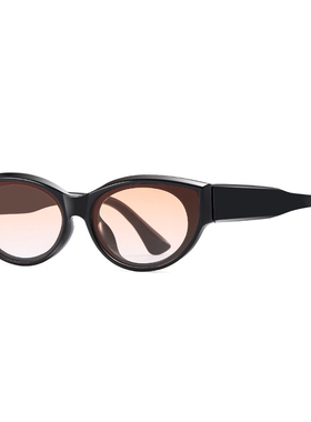 2025新jennie同款猫眼墨镜女高级感法式复古方圆脸显脸小太阳眼镜