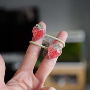 晶晶亮多切面水果发绳 小女孩不伤发小号发圈 儿童头绳橡皮筋头饰