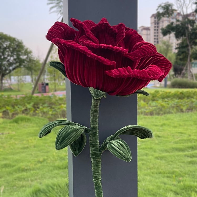 扭扭棒花巨型玫瑰成品费洛伊德超大永生花生日情人节送礼送女友 - 图1