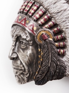 手工戒指925银手工打造印第安