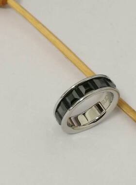 全新欧美风水晶情侣戒指