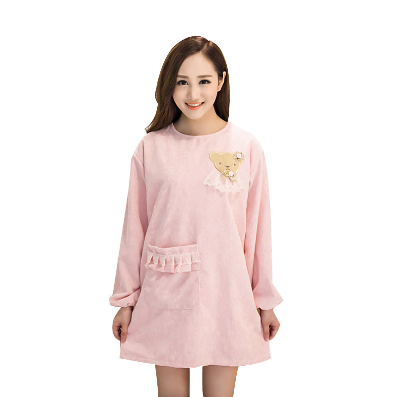 韩版时尚家居成人围裙罩衣反穿衣厨房做饭防水防油长袖围裙工作服,淘宝优惠券,粉丝福利购,淘宝优惠卷