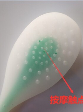加长硅胶颈椎健身敲打棒拍痧板