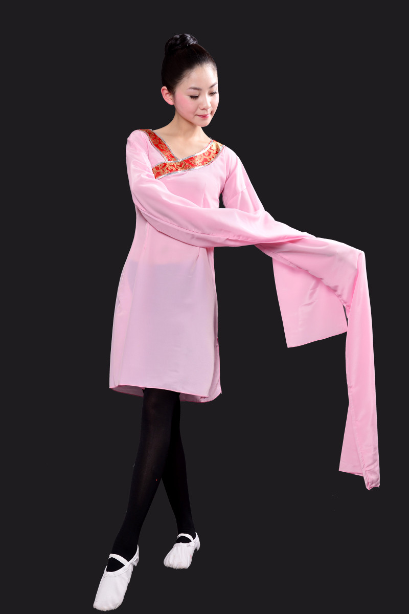 古典舞练习服长袖汉唐古典汉服 芭缇蝶民族服装/舞台装