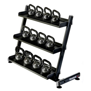 Reebok锐步杠铃架壶铃架沙球架瑜伽球架瑜伽垫架拉力绳架器械收纳