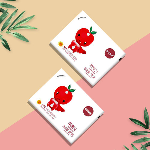 菓行菓素NFC果汁100%原榨苹果汁孕妇儿童袋装饮品健康果蔬汁饮料 - 图3