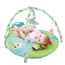 Игровой коврик для детей 婴幼儿圆形音乐脚踏琴健身架器 0-12月宝宝爬行垫