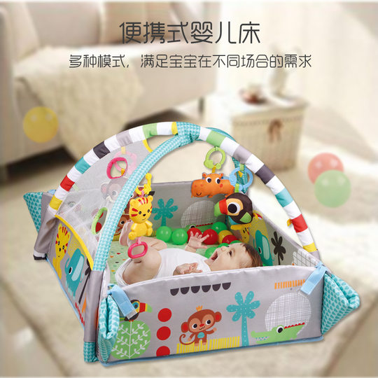 Детская стойка для фитнеса, одеяло для ползания, игровое одеяло, многофункциональное развивающее игровое раннее образование, фитнес-стойка, подарок в полнолуние с музыкой